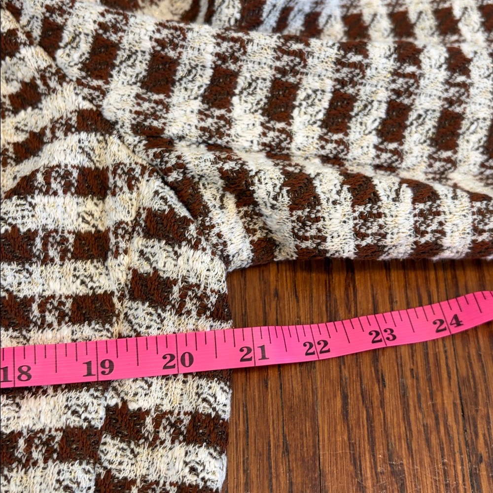 Anthropologie Dolan Left Coast Knit Houndstooth Blazer – Women’s Large - Picture 8 of 9